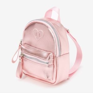 Heart Metallic Mini Ballet Backpack Purse BNWT Limited Edition SO 1 Left